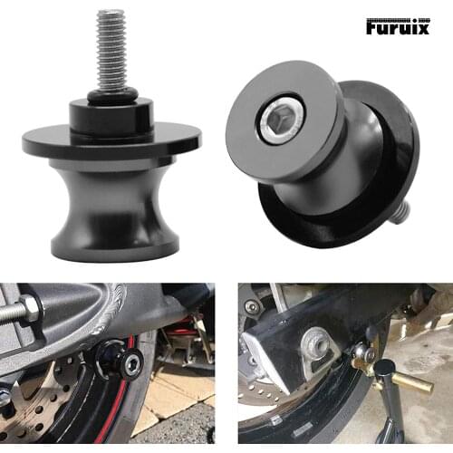 M6 Motorcycle Swing Arm Sliders Spools CNC Swing Arm Stand Screw for Yamaha Motorcycle Accessories