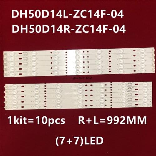Led backlight for DH50D14L-ZC14F-04 303DH500034 DH50D14R-ZC14F-04 X505BV CN50HA708 T201404034B DH50D14R 50CE1120