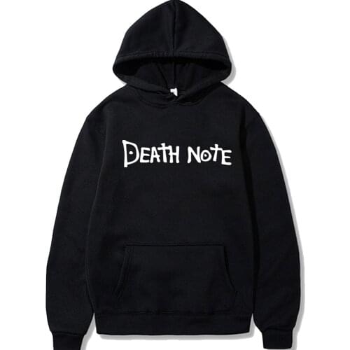 Japanese Anime Death Note Hoodie Long Sleeves Loose Unisex Clothes