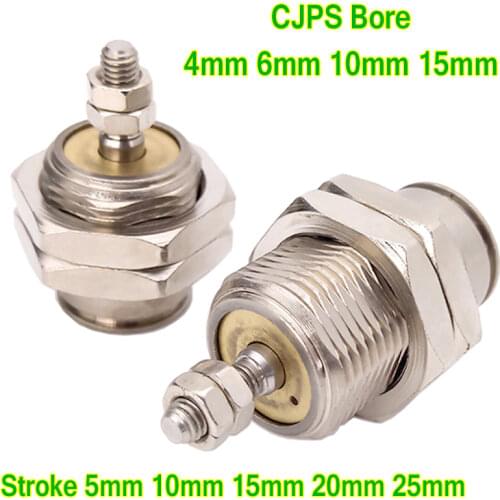 CJPB6-20 SMC type Mini CJPB series 6mm bore 20mm stroke single acting spring return needle pin air pneumatic cylinder 6*20