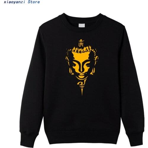 Winter autumn sweatshirts casual Buddha pullovers men Comfortable Buddhism religious belief hoodies homme