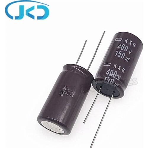 10pcs Original 150uF 400V NCC KXG Series 18*37mm Long Life 400V150uF Aluminum Electrolytic capacitor NIPPON CHEMI-CON