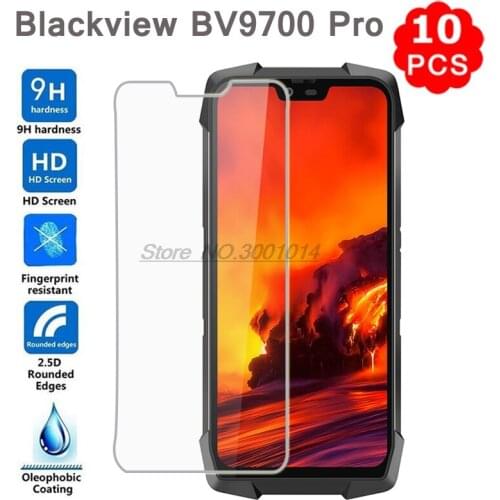 10Pcs Tempered Glass For Blackview BV9700 Pro Explosion-proof Protective Film Screen Protector For Blackview BV9700 Pro Glass