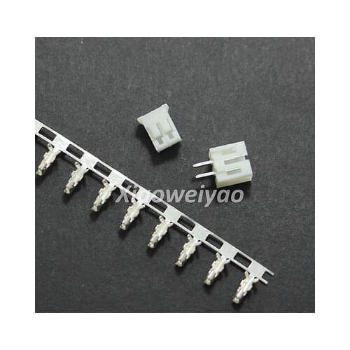 100 sets PH2.0 2.0mm 2P 2Pin Straight Pin Header+Terminal+Housing Connector