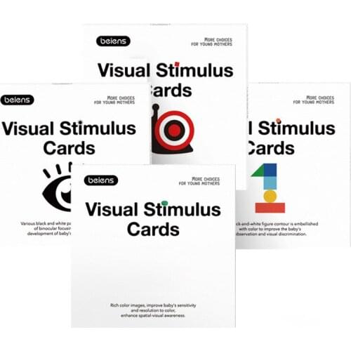 Black and white card early education baby visual stimulation follow newborn 0-36 months baby toy color training