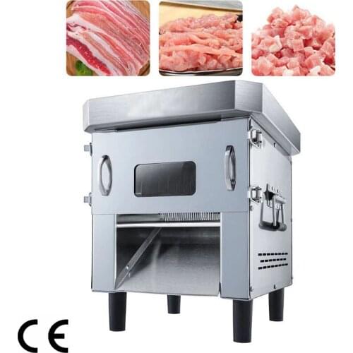 Home Electric Commercial Shred Dice Meat Vegetables Cutter Cutting Machine Industrial Meat Slicer