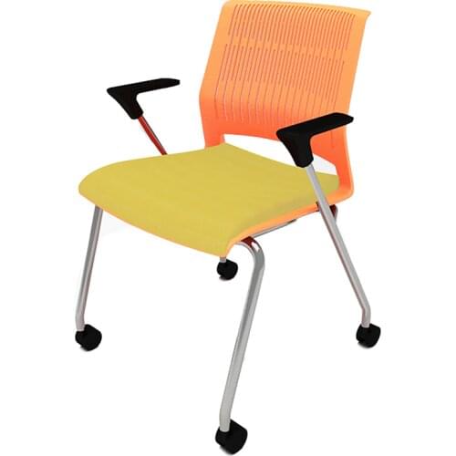 Ergonomic Computer Chair for Office Chair With Stable Armrest Yellow Seat Chairs Rolling Wheels Oversea Fast Shipping