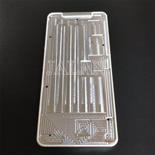 Unbent flex cleaning mold for phone X/XS MAX lcd display screen position heating remove glue for mobile phone repair