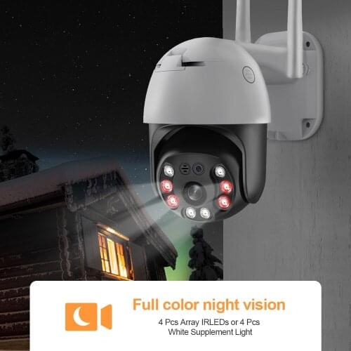 ICSEE APP 5MP Icsee HD Outdoor Surveillance H.265 Onvif PTZ CCTV Wifi Security Camera