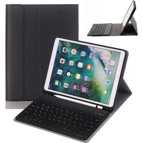 Russian Keyboard For iPad 6th 9.7 2018 Case W pencil holder Ultra-thin Smart Cover For iPad Air 2 Pro 9.7 Case Russian Keyboard