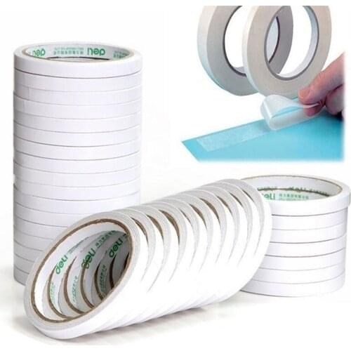 8M Strong Ultra-thin High-adhesive Double Sided Tape Width For Home Repair Paper Tape No Traces Adhesive Sticker Living Goods