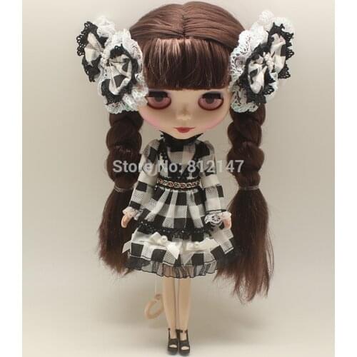 Nude blyth doll (dark brown hair )B34