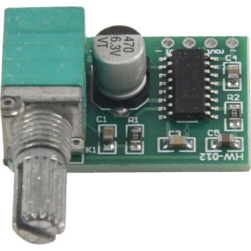 PAM8403 mini 5V digital power amplifier board with switch potentiometer can USB power supply