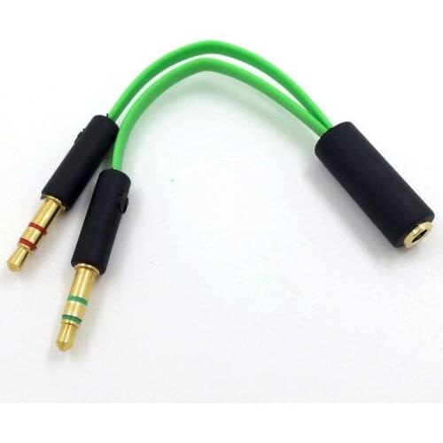 Suitable for Razer computer headset 2-in-1 adapter cable headset game splitter audio conversion