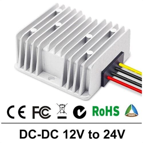 12V to 24V 2A/20A 480W DC DC Boost Converter Step-down Waterproof Control Car Module Power Supply 12Volt 24Volt 2A/20Amp