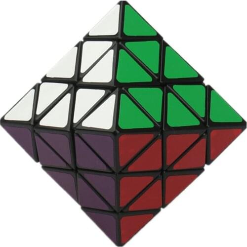 8-Axis Octahedron 3x3 LanLan Magic Cube Black Puzzle Educational Toy Special Puzzle Cube Toys For Children Kids Gift Toy