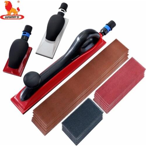 1pc Sanding Block for Dust Extraction ABS Plastic Sandpaper Holder 5" 8" 16" Polishing Disc Abrasive Tools