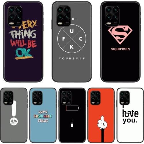 Lovers silicon pro Phone Case For xiaomi Redmi Note 9S 8 7 6 5 A Pro T Anime Black Cover Silicone Back Pretty senior