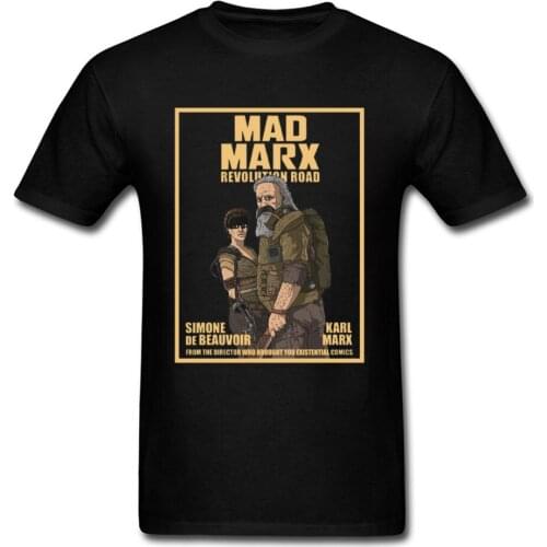 Funny Karl Marx T-Shirt. Cool Military Style Clothes for Men Cotton Summer Tshirt Custom Gift Tops & Tees