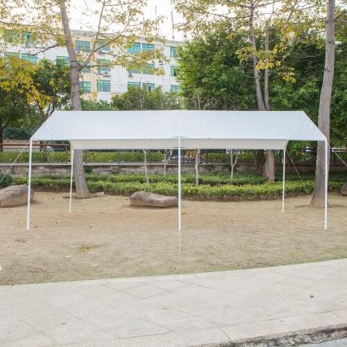 Sun Protection and Multi-function and Durable and Good Impact Resistance and White Carport with Foot Tube Shelter