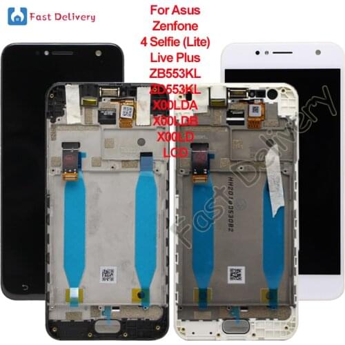 For Asus Zenfone 4 Selfie Lite Live Plus ZB553KL ZD553KL LCD Display Touch Screen Digitizer Assembly For Asus X00LD X00LDB lcd