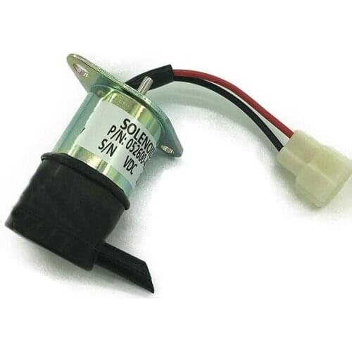 12V Cut Off Stop Solenoid 052600-4151 16271-60010 for Kubota Tractor BX2200D 6months Warranty