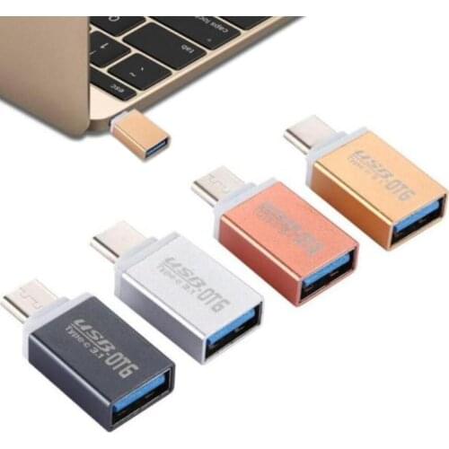 2019 Digital Data USB Male to USB 3.1 Type-C OTG Female Data Adapter for Samsung Type C Mobile phone Mini USB Charger