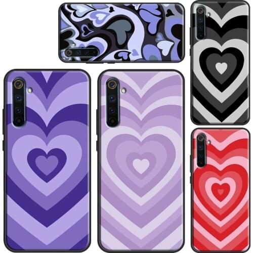 Latte Love Coffee Heart Brown Case For OnePlus 9 8 Pro Nord 7T 8T 9R Cover For Realme C3 C21 C11 C15 GT Neo 6 7 8 Q3 Pro