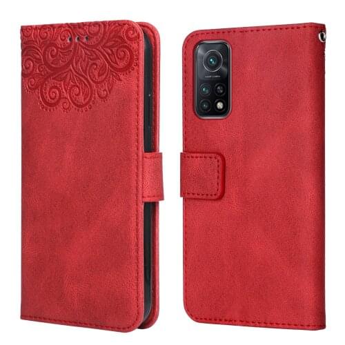 For Xiaomi Redmi K30S Flower Embossing Case Coque for Redmi K30S Wallet Flip Leather Case for Xiaomi K30S Redmi K30S Cover
