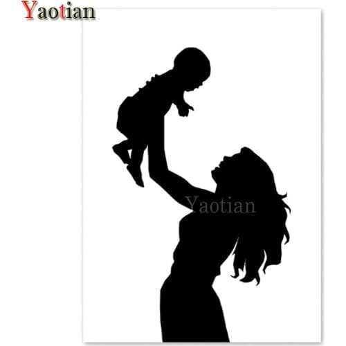 DIY Diamond Painting Full Square/Round Diamond Embroidery Mother and baby DIY Cross Stitch Rhinestones Mosaic drop shipping