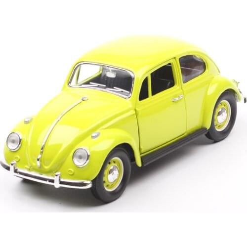 1:24 classic mini Superbug Beetle 1967 vintage Diecasts Vehicle miniature metal model scale Bug car bus toys gifts of collection