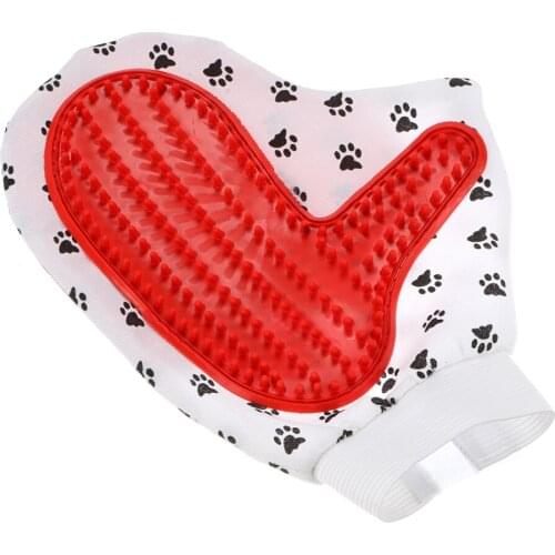 Right Hand Pet Dog cat bath massage gloves hair cleaning comb Pet Dog Supplies silicone Pet Cleaning Brush Glove