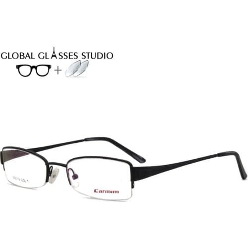 Men Acetate Glasses Frame Eyewear Eyeglasses Reading Myopia Prescription Lens 1.56 Index M3018 COL.1