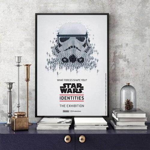 Star Wars The Force Awakens Cartoon Movie Poster Bar Restaurant Wall Wall Painting Childrens Room Cafe Decorative Painting