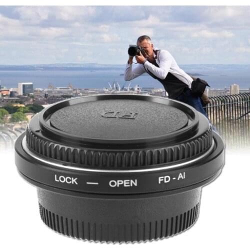 New CANON FD Lens to Nikon SLR Body Mount Adapter Ring Infinity focus with Glass For D5300 D610 D7100 D600 D3200 D800 D800E