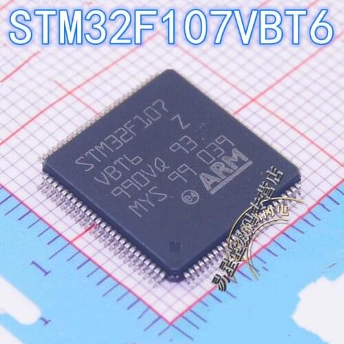 1PCS 100% new original authentic STM32F107VBT6 QFP-100 32F107VBT6 QFP100 32-bit microcontroller chip