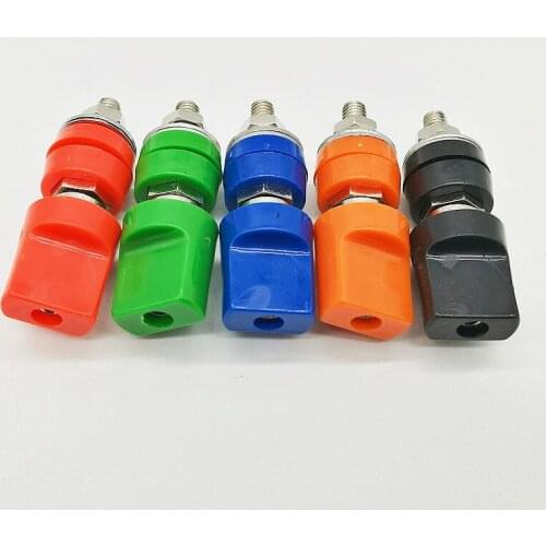 Flat head Binding Post JACK FOR Speaker 6mm Banana Plug Test probe Connector