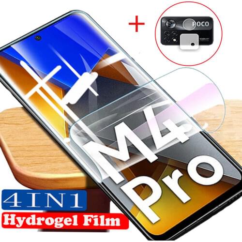 Hydrogel Film For Xiaomi Poco M3 Pro 5G Screen Protector Poco X3 NFC Soft Glass Pocco F3 Camera Protection Poco M3 Pro Hidrogel