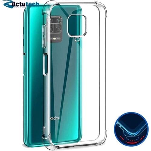 Shockproof Silicone Case On For Xiaomi Redmi Note 9 8 7 6 Pro Max 8A 9S Transparent Case For Xiaomi 8 9 Lite CC9 Pro mi 9t Cover