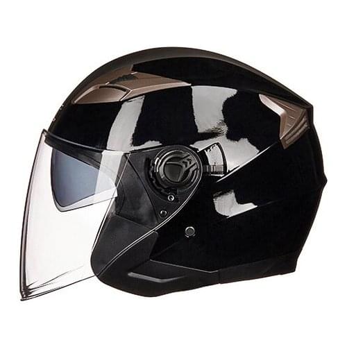 Men Women Summer Scooter Open Face Motorcycle Helmets Electric Bicycle Helmet Dual Lens Visors Motorbike Moto Bike Helmet