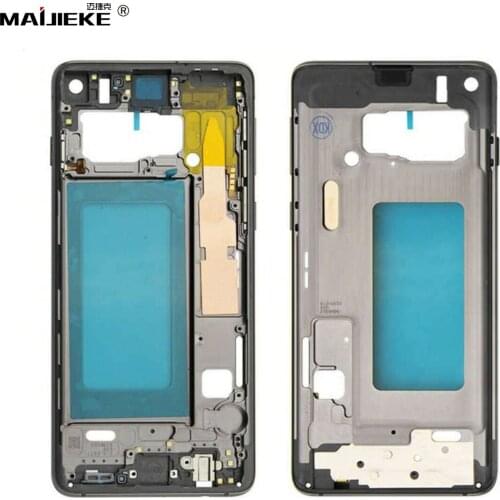 Middle Frame Bezel Plate Replacement For Samsung Galaxy S10 plus S10+S10e LCD Housing Middle Chassis Repair Parts