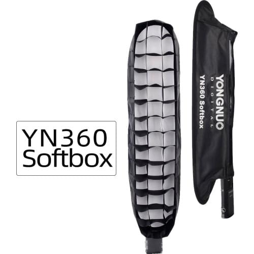 Yongnuo LED Fill Light Soft Box Rectangle Honeycomb Grid Softbox for YN360 YN360III YN360III Pro