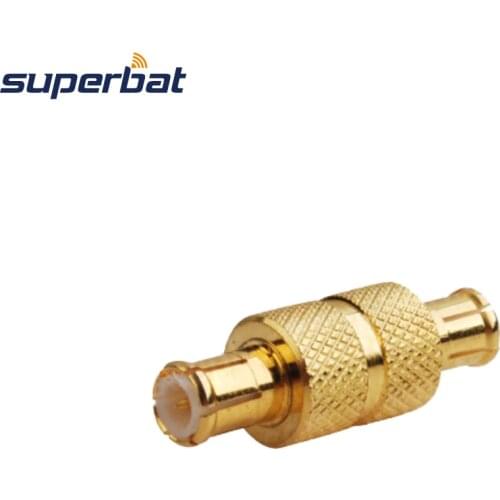 Superbat MCX Aapter MCX Plug to Plug Male pin Straight Connector 50ohm Coupler RF Coaxial Connector