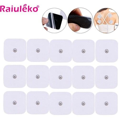Tens Electrode Pads Conductive Gel Pad Body Acupuncture Therapy Massager Therapeutic Massage Electro Pads 50/100pcs