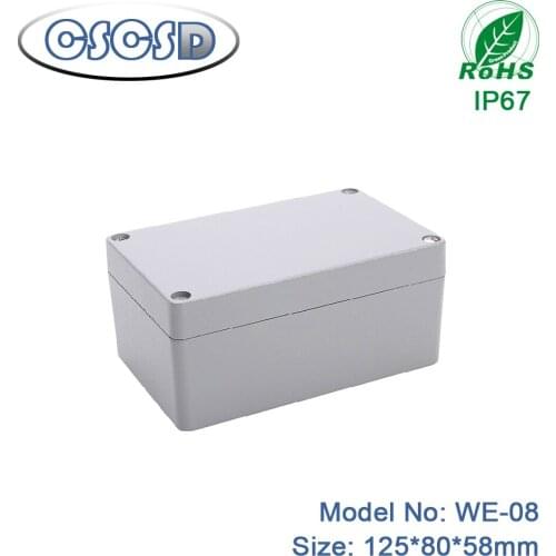 125*80*58 CSCSD electrical distribution box die cast aluminum housing pcb box aluminum amplifier enclosure amplifier chassis box