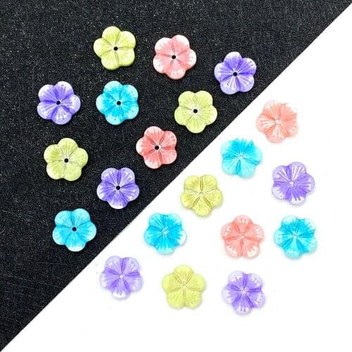 5pcs/bag of Exquisite Flower-shaped Natural Freshwater Shells 7X7mm/9X9mm DIY Handmade Jewelry Accessories Ladies Accessories