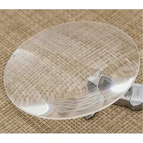 80mm optical lenticular lens K9 white glass magnifying lens Homemade projector Physical industry experiment accessories lentes