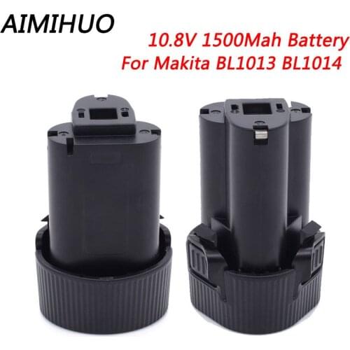 2pcs For Makita BL1013 10.8V 1500Mah Rechargeable Li-ion Batteries BL1014 LCT203W 194550 194551-4 DF030D Power Tools Battery