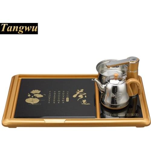 Tea sets home electromagnetic tea stove. table ceremony tea. tray. Electric kettle