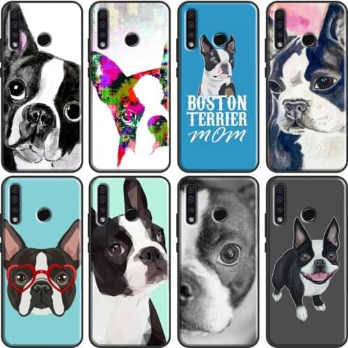 Boston Terrier Dog Soft For Huawei Honor 10X 8 9 10 Lite 20 10i 7X 4C 7C 6C 7A Pro 8X 9X 8A 9A 8S 9S Cover